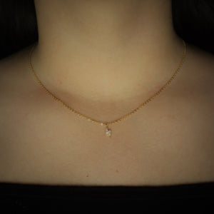 GOLD LIGHTNING NECKLACE