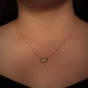 GOLD BEE NECKLACE